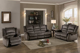 Jarita Chocolate Double Reclining Sofa from Homelegance - Luna Furniture