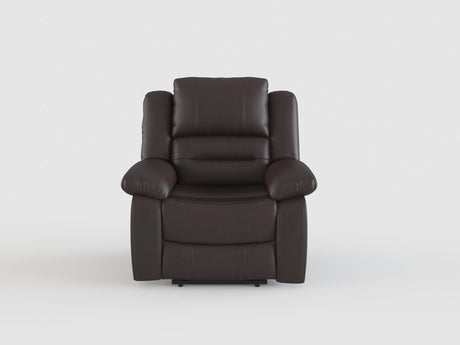 Jarita Chocolate Reclining Chair from Homelegance - Luna Furniture