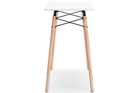 Jaspeni White/Natural Home Office Desk from Ashley - Luna Furniture