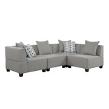 Jayilin Gray 4-Piece Modular Sectional from Homelegance - Luna Furniture