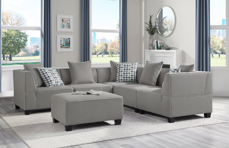 Jayilin Gray 5-Piece Modular Sectional from Homelegance - Luna Furniture