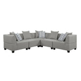 Jayilin Gray 5-Piece Modular Sectional from Homelegance - Luna Furniture