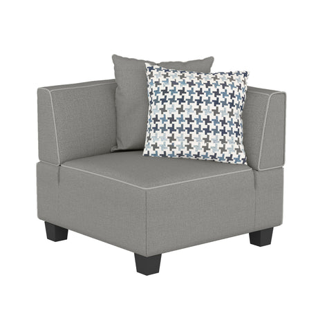 Jayilin Gray 5-Piece Modular Sectional from Homelegance - Luna Furniture
