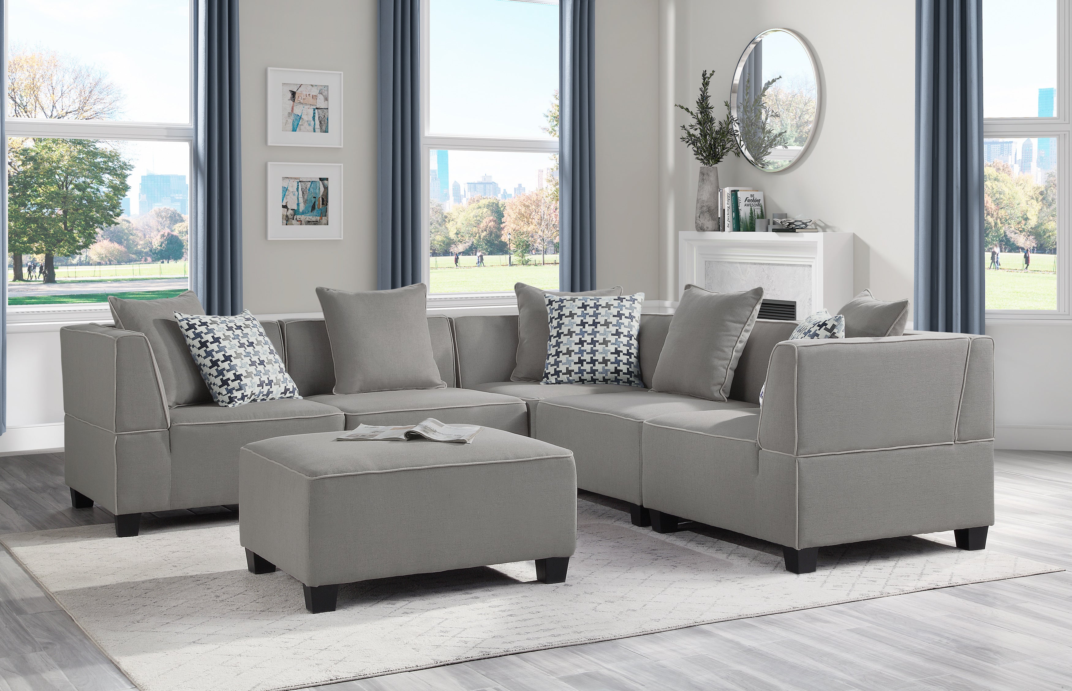 IDEE DIVANCO OTTOMAN オットマン Light gray IDEE DIVANCO OTTOMAN