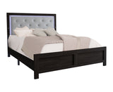 Jaylen Black King LED Panel Bed from Crown Mark - Luna Furniture