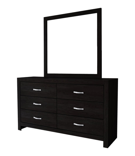 Jaylen Black LED Panel Bedroom Set from Crown Mark - Luna Furniture