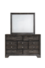 Jaymes Gray Bedroom Mirror (Mirror Only) from Crown Mark - Luna Furniture