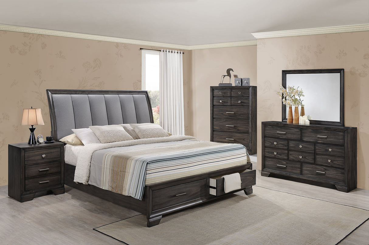 Jaymes Gray Nightstand from Crown Mark - Luna Furniture