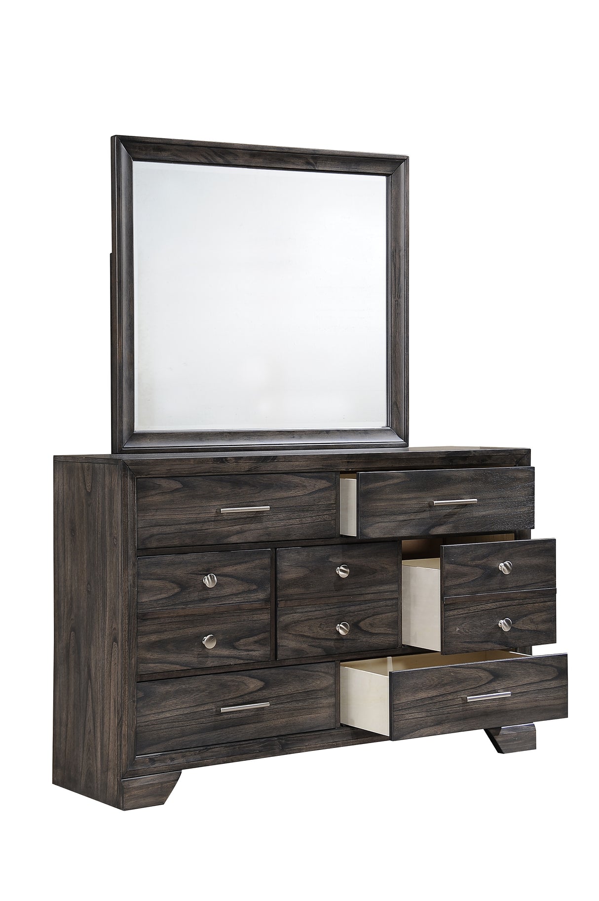 Jaymes Gray Sleigh Storage Platform Bedroom Set from Crown Mark - Luna Furniture