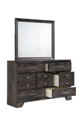 Jaymes Gray Sleigh Storage Platform Bedroom Set from Crown Mark - Luna Furniture