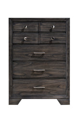 Jaymes Gray Sleigh Storage Platform Bedroom Set from Crown Mark - Luna Furniture