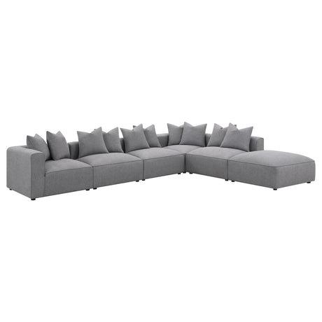 Jennifer Gray 6-Piece Tight Seat Modular Sectional from Coaster - Luna Furniture