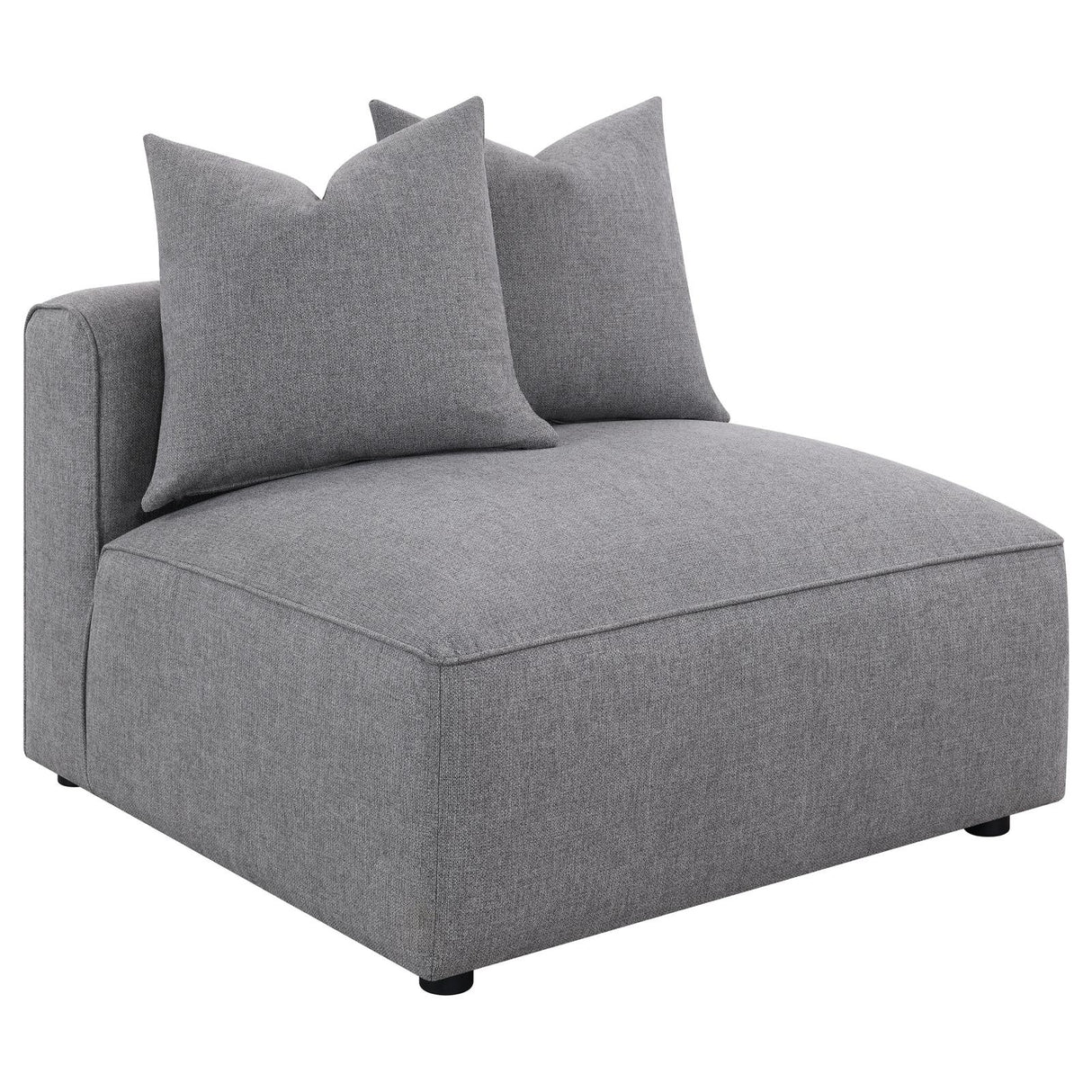 Jennifer Gray Tight Seat Armless Chair from Coaster - Luna Furniture