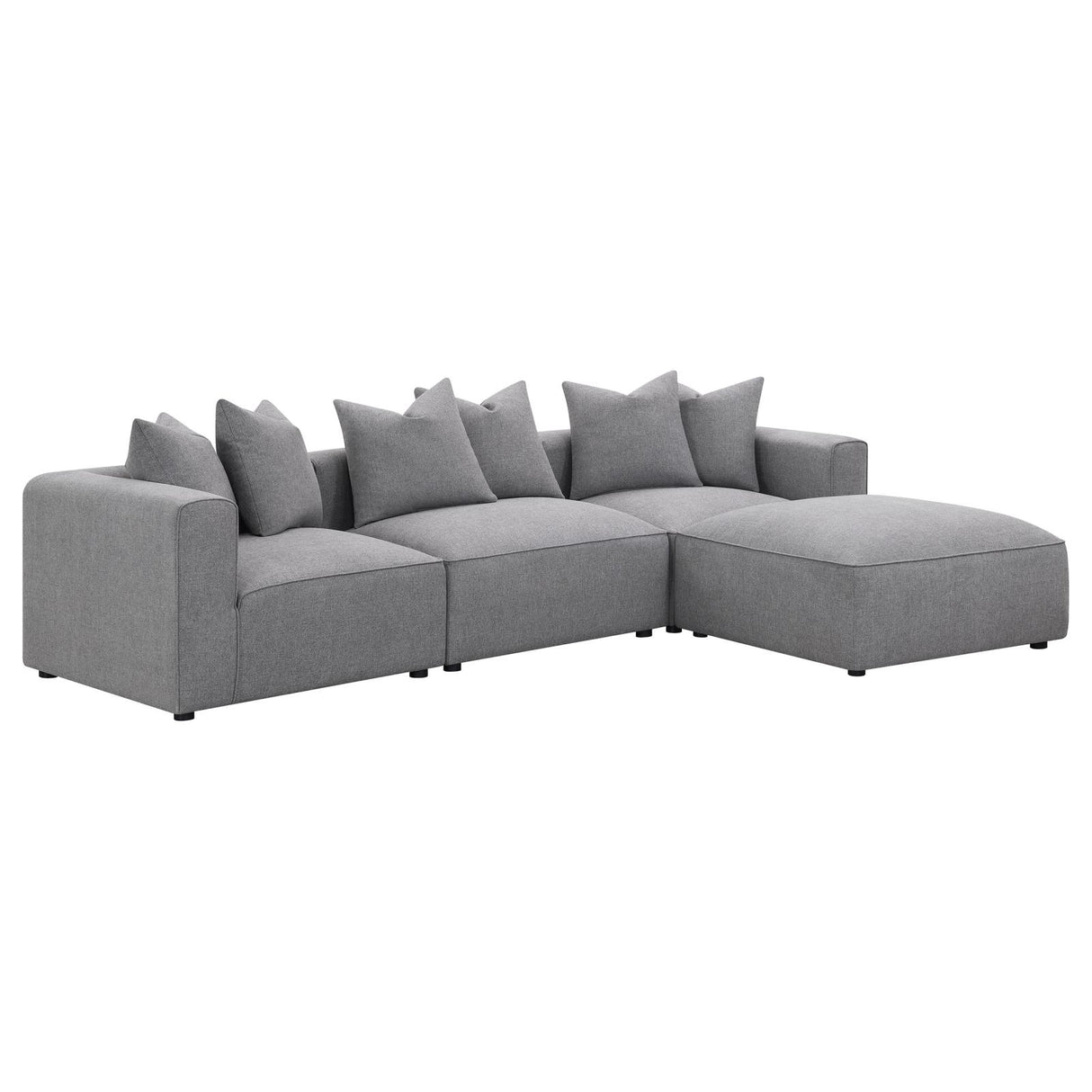 Jennifer Gray Tight Seat Armless Chair from Coaster - Luna Furniture