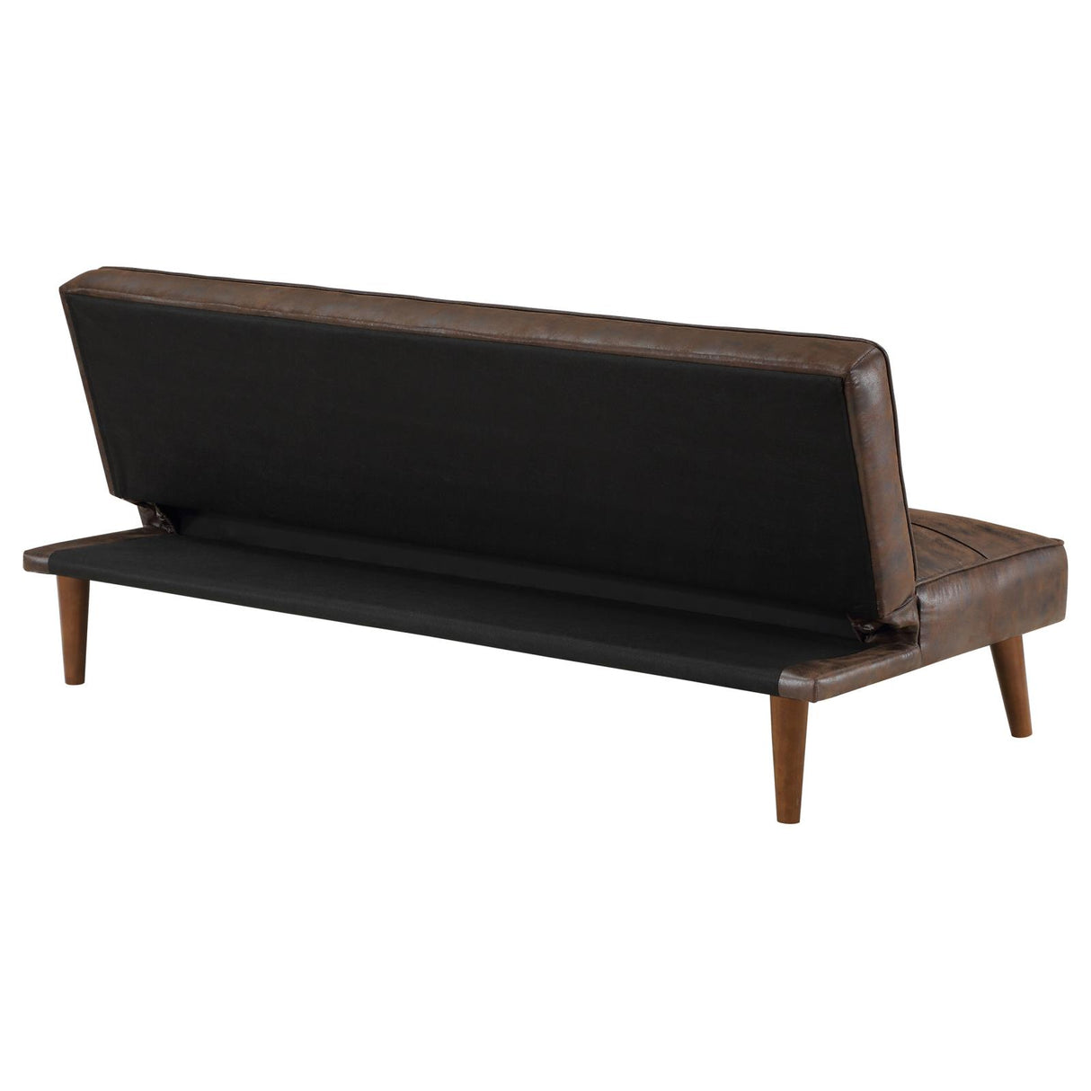Jenson Dark Coffee Brown Multipurpose Upholstered Tufted Convertible Sofa Bed from Coaster - Luna Furniture