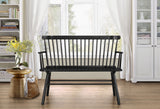 Jerimiah Spindleback Black Bench from Crown Mark - Luna Furniture