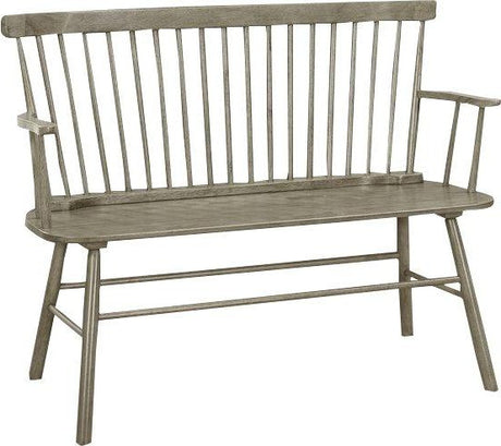 Jerimiah Spindleback Gray Bench from Crown Mark - Luna Furniture