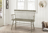 Jerimiah Spindleback Gray Bench from Crown Mark - Luna Furniture