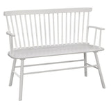 Jerimiah Spindleback White Bench from Crown Mark - Luna Furniture