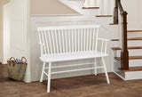 Jerimiah Spindleback White Bench from Crown Mark - Luna Furniture