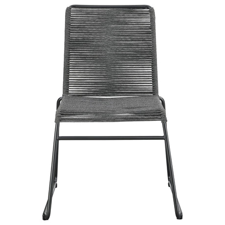 Jerome Upholstered Stackable Side Chairs, Set of 2 from Coaster - Luna Furniture