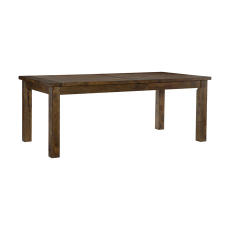 Jerrick Burnished Brown 79" Dining Table from Homelegance - Luna Furniture