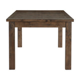 Jerrick Burnished Brown 79" Dining Table from Homelegance - Luna Furniture