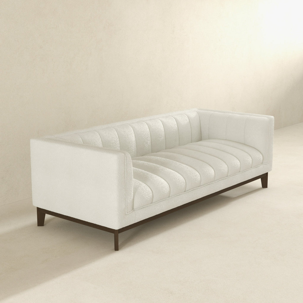 Jersey White Boucle Sofa from Midinmod - Luna Furniture