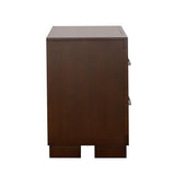 Jessica Cappuccino 2-Drawer Nightstand from Coaster - Luna Furniture