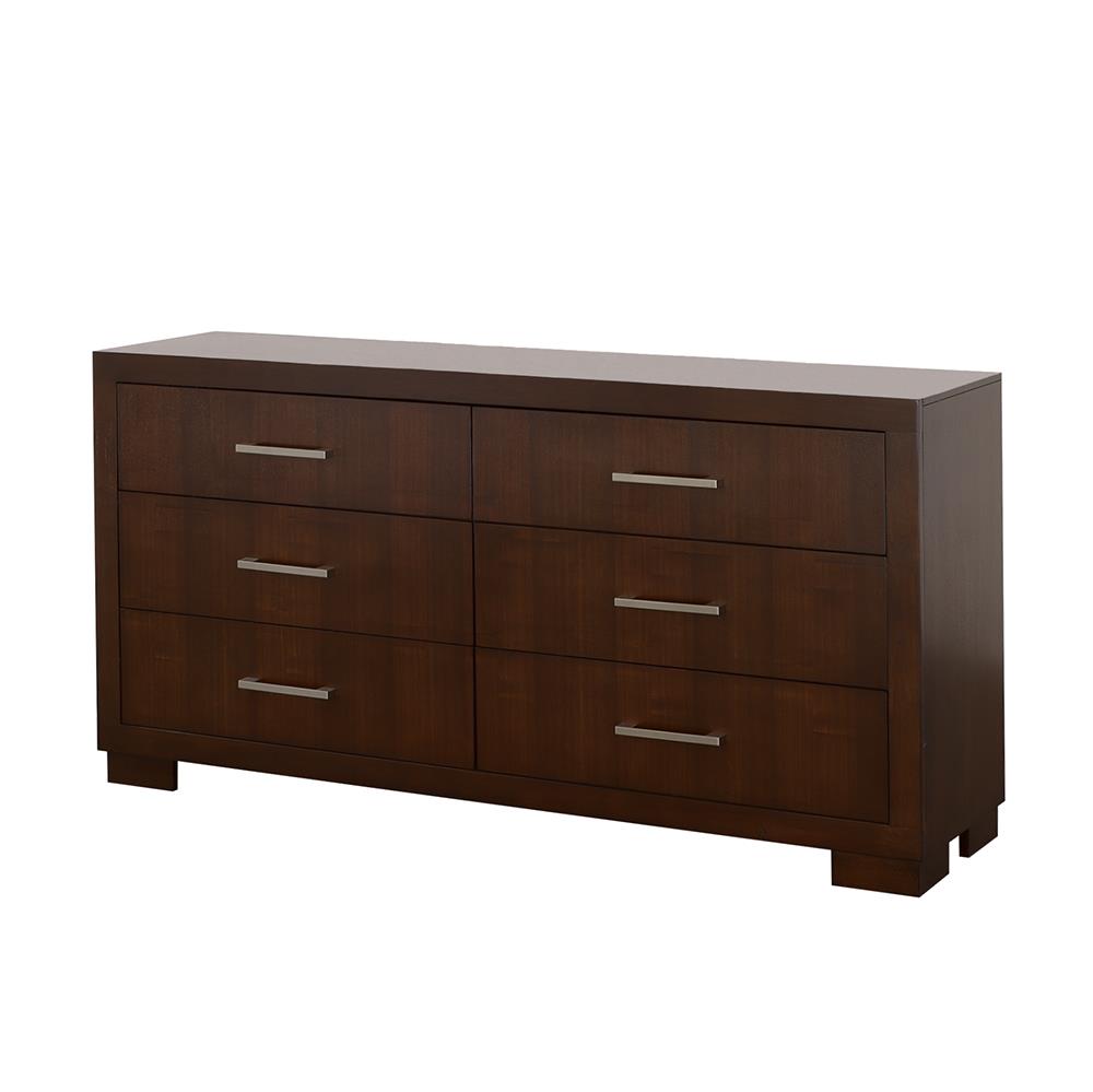 Jessica Cappuccino 6-Drawer Dresser from Coaster - Luna Furniture