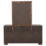 Jessica Cappuccino 6-Drawer Dresser with Mirror from Coaster - Luna Furniture