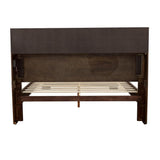 Jessica Cappuccino Queen Bed with Storage Headboard from Coaster - Luna Furniture