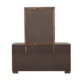 Jessica Cappuccino Rectangular Wall Mirror (Mirror Only) from Coaster - Luna Furniture