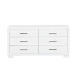 Jessica White 6-Drawer Dresser from Coaster - Luna Furniture
