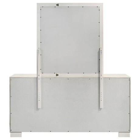 Jessica White 6-Drawer Dresser with Mirror from Coaster - Luna Furniture