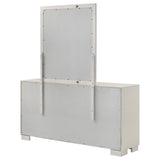 Jessica White 6-Drawer Dresser with Mirror from Coaster - Luna Furniture