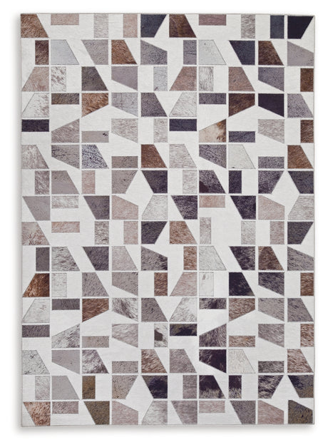 Jettner Multi 5' x 7' Rug from Ashley - Luna Furniture