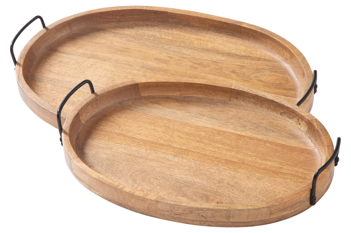 Jocelyne Brown/Black Tray from Ashley - Luna Furniture