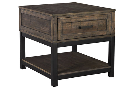 Johurst Grayish Brown End Table from Ashley - Luna Furniture