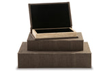 Jolina Brown Box from Ashley - Luna Furniture