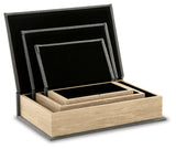 Jolina Gray Box from Ashley - Luna Furniture