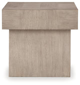 Jorlaina Light Grayish Brown End Table from Ashley - Luna Furniture