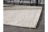 Jossick Cream/Gray Large Rug from Ashley - Luna Furniture