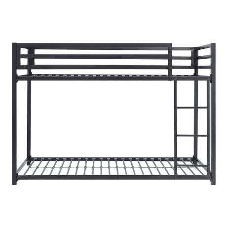 Jovie Black Metal Twin/Twin Bunk Bed from Homelegance - Luna Furniture