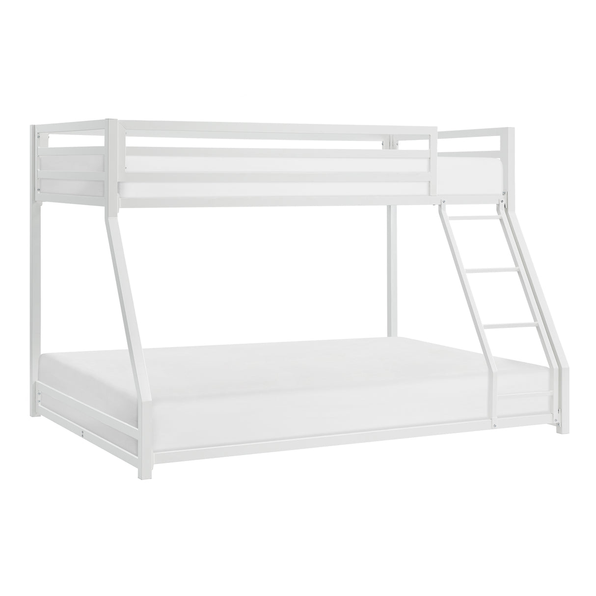Jovie White Metal Twin/Full Bunk Bed from Homelegance - Luna Furniture