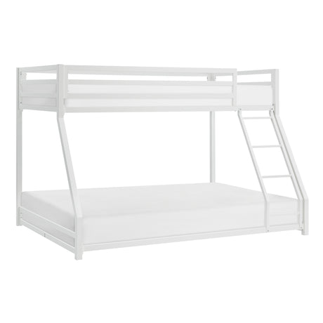 Jovie White Metal Twin/Full Bunk Bed from Homelegance - Luna Furniture