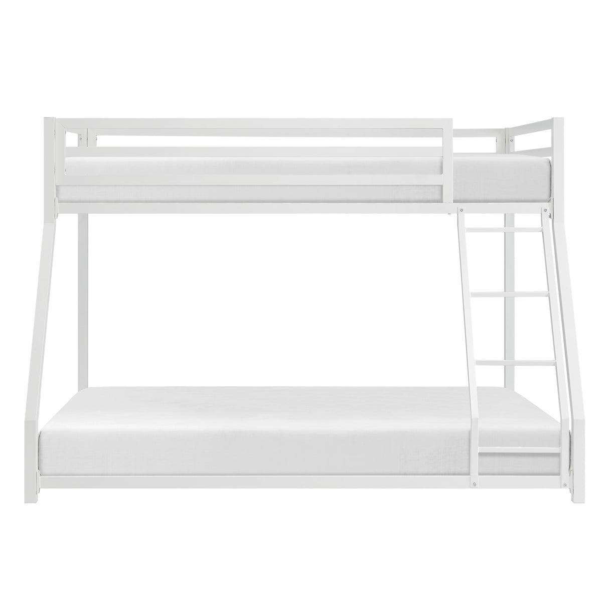 Jovie White Metal Twin/Full Bunk Bed from Homelegance - Luna Furniture