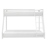 Jovie White Metal Twin/Full Bunk Bed from Homelegance - Luna Furniture