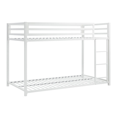 Jovie White Metal Twin/Twin Bunk Bed from Homelegance - Luna Furniture