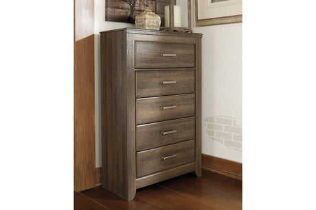 Juararo Dark Brown Chest of Drawers from Ashley - Luna Furniture